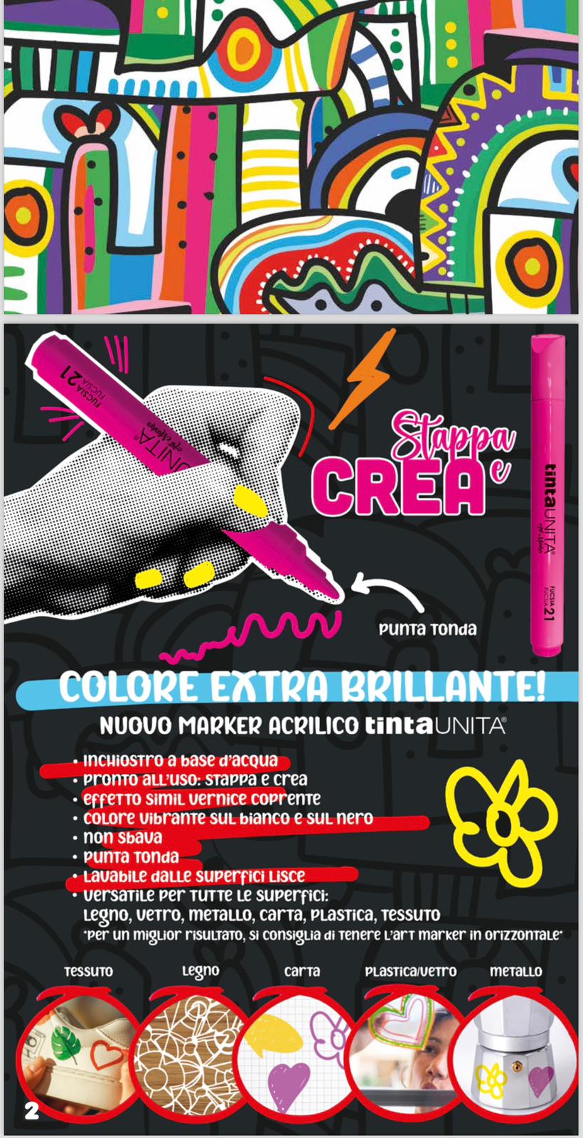 NUOVO MARKER ACRILICO TINTA UNITA