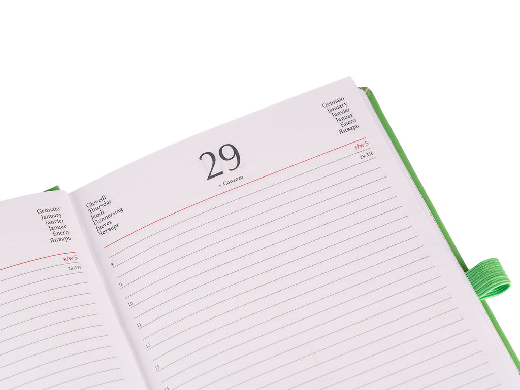 Agenda giornaliera 2026 11x17 Colourbook