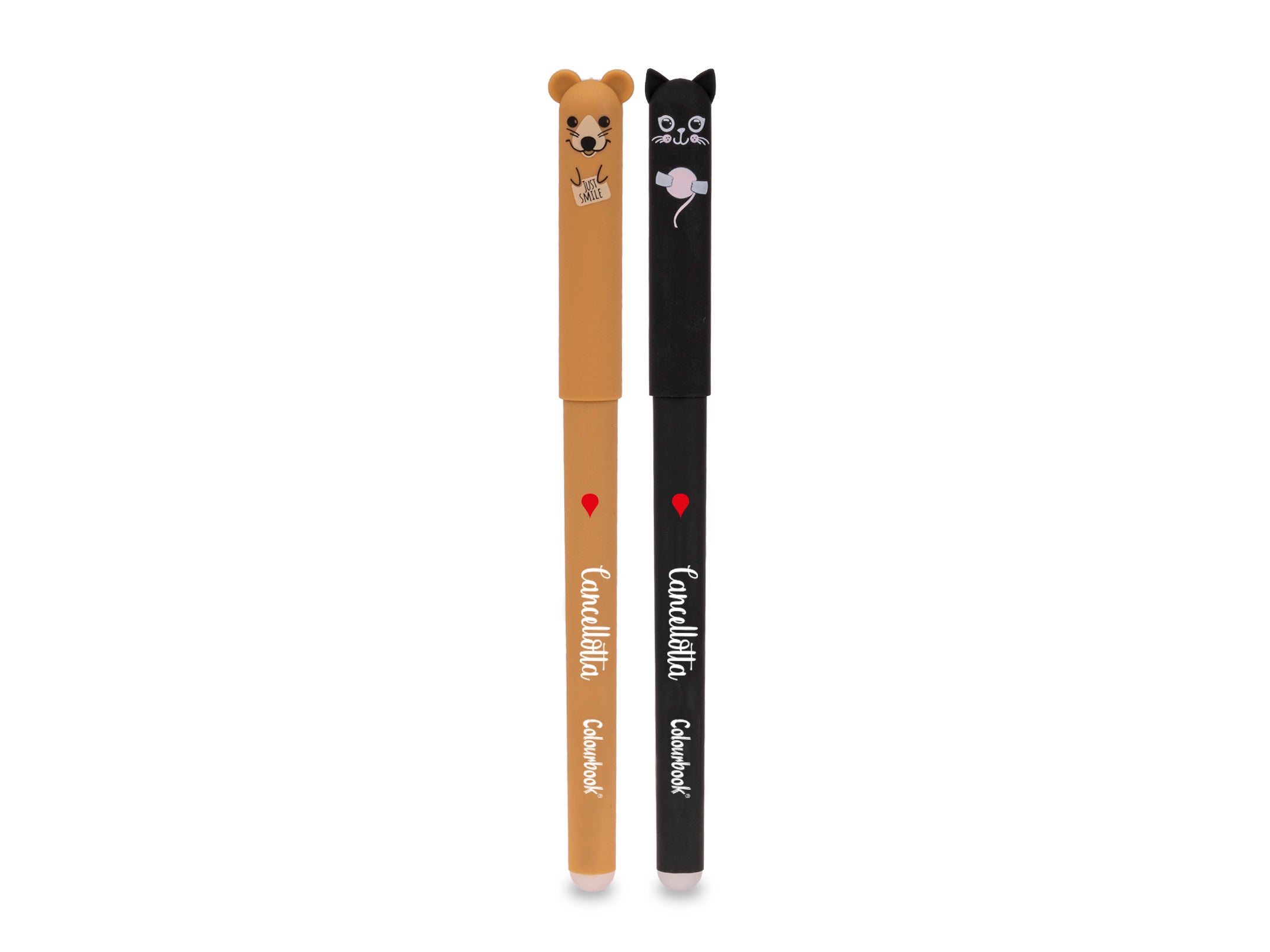 Penne gel cancellabili Cancellotta – Inchiostro BLU - NERO - ROSSO - VERDE COLOURBOOK