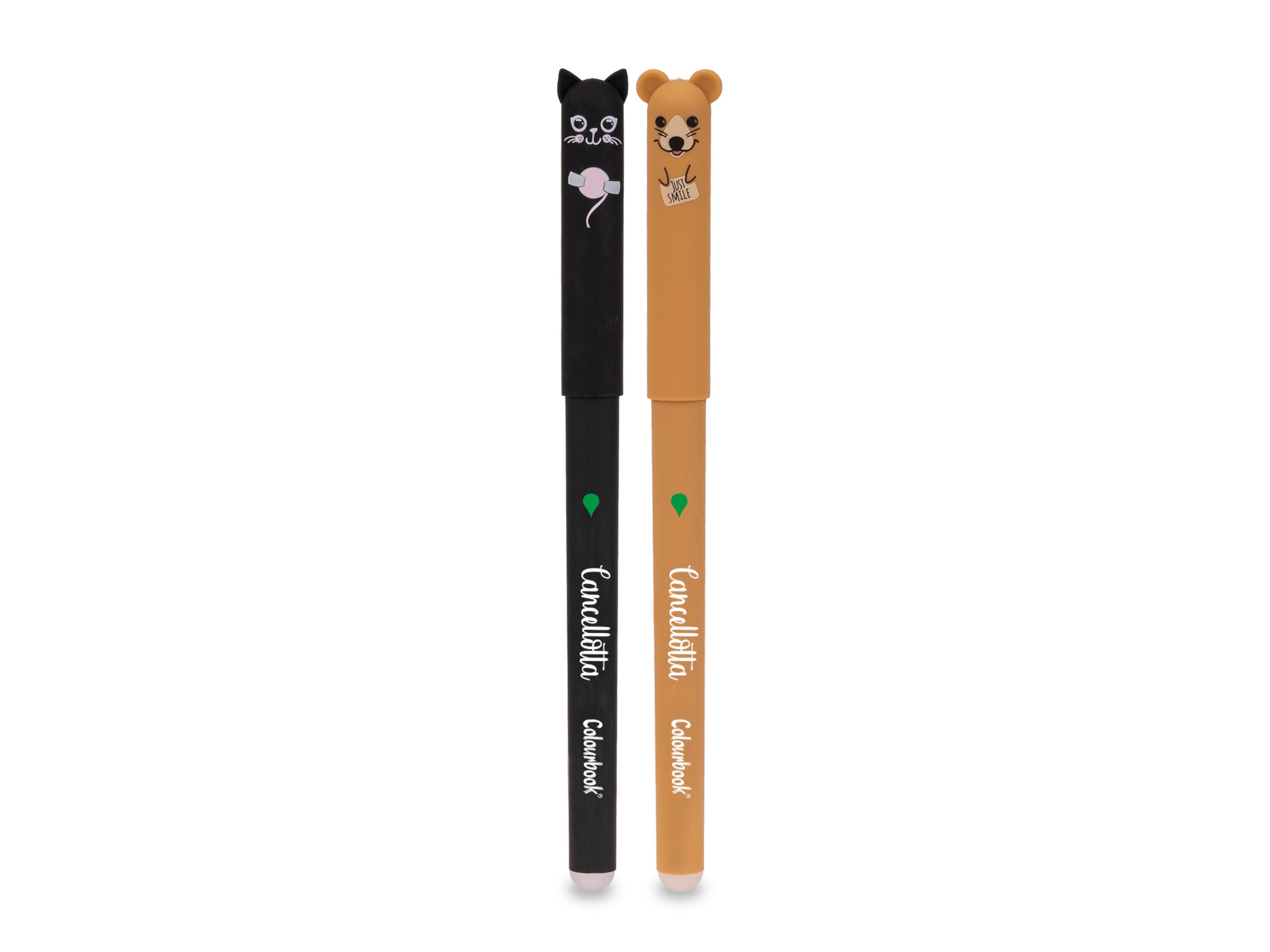 Penne gel cancellabili Cancellotta – Inchiostro BLU - NERO - ROSSO - VERDE COLOURBOOK