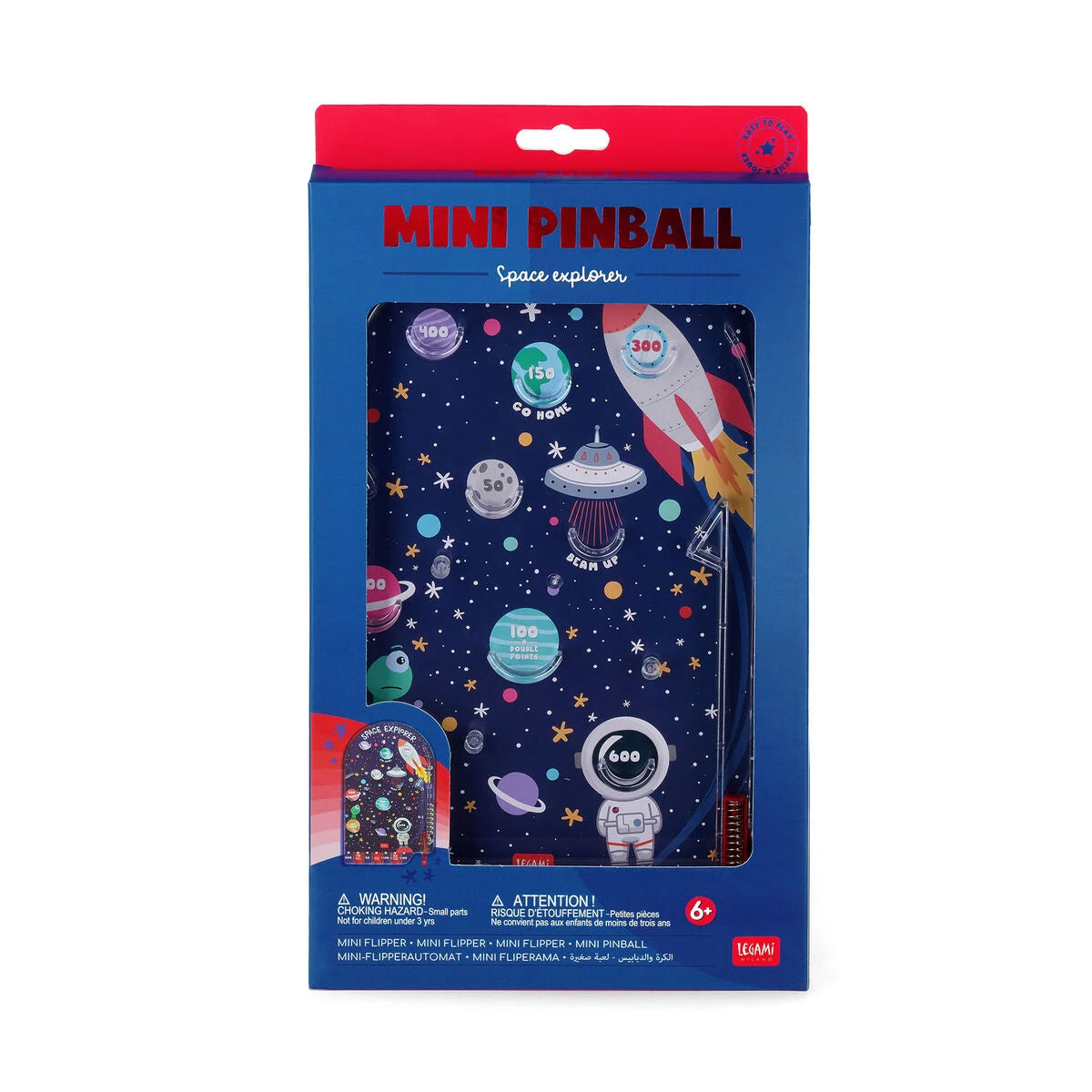 Flipper Portatile Space - Mini Pinball LEGAMI