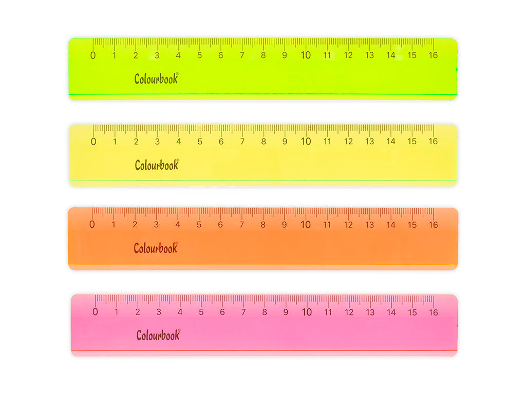 Righello 16cm Tecnofluo COLOURBOOK