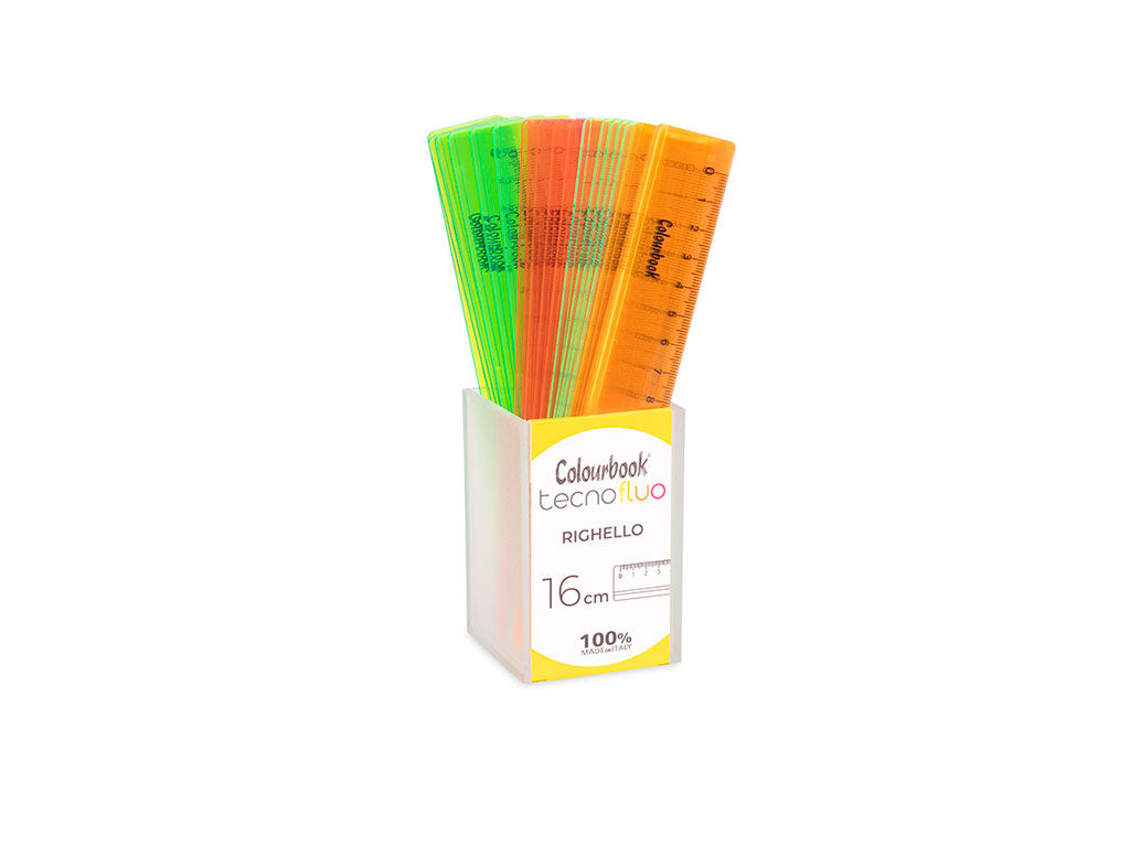Righello 16cm Tecnofluo COLOURBOOK