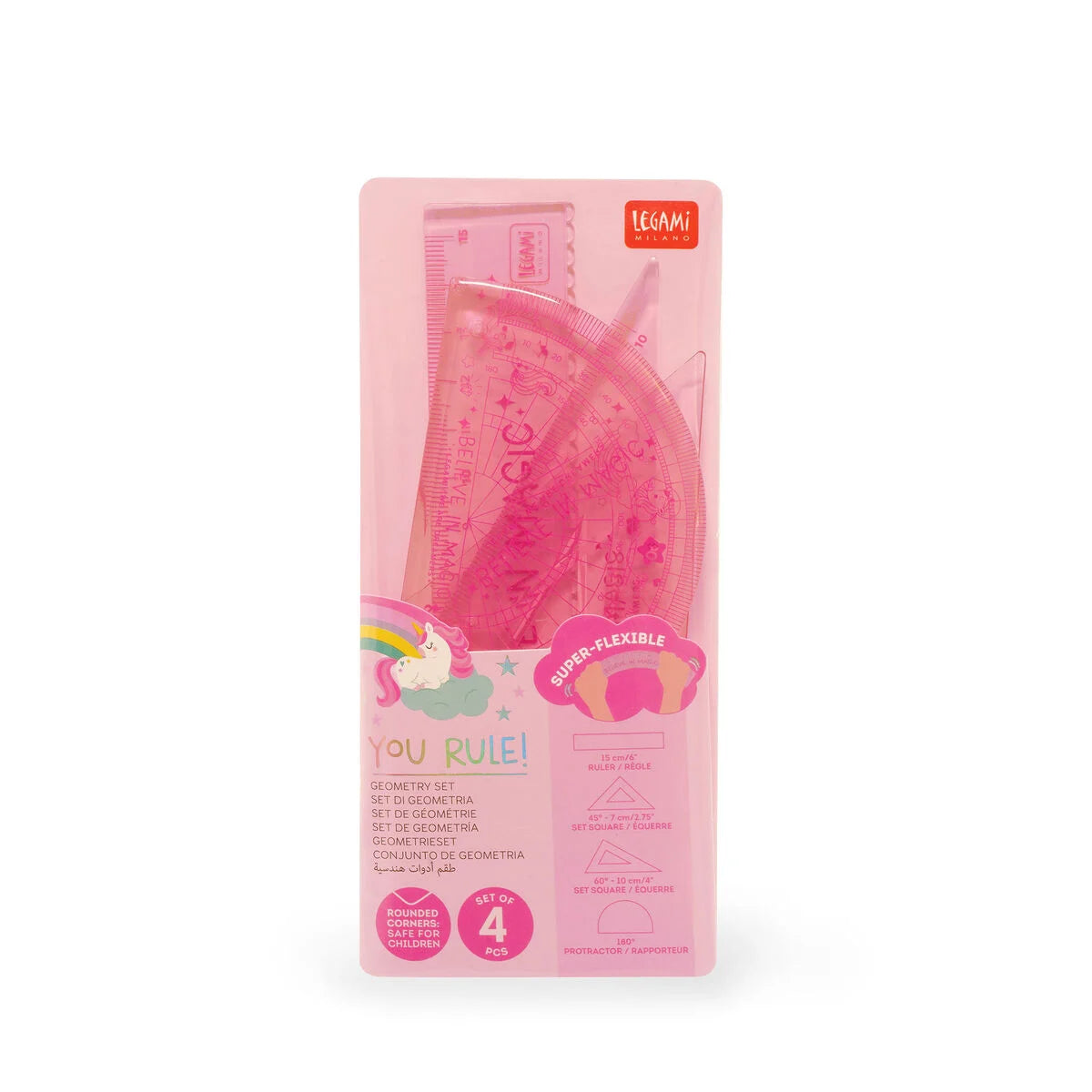 Set di Geometria Unicorn - You Rule! LEGAMI