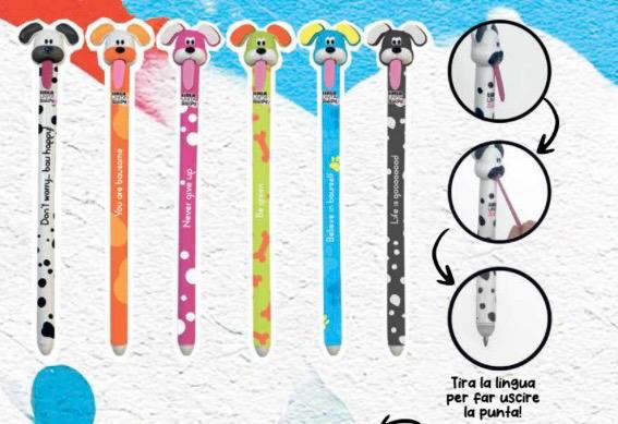 Penna a sfera/cancellabile slurpy blu