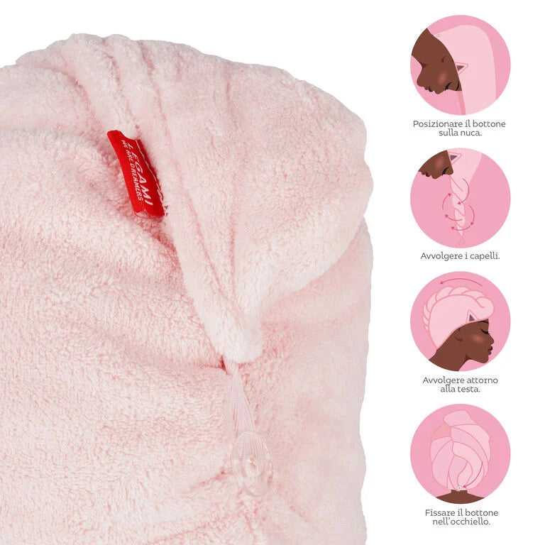 Asciugamano per Capelli a Turbante Kitty - Love My Hair LEGAMI
