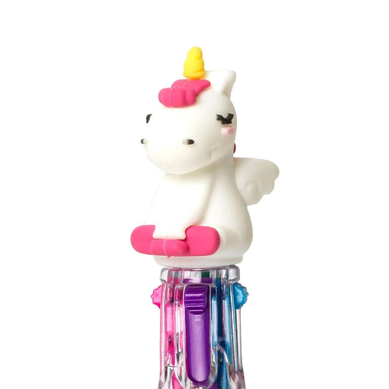 Mini Penna a Sfera 4 Colori - Unicorn - Mini Magic Rainbow LEGAMI