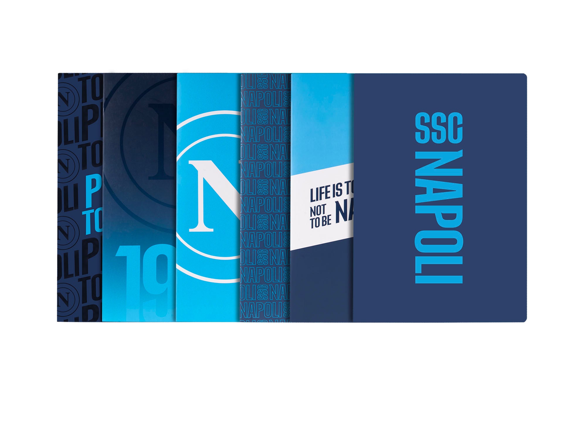 Quaderno A4 spillato SSC Napoli by Colourbook 100g 2025 - C