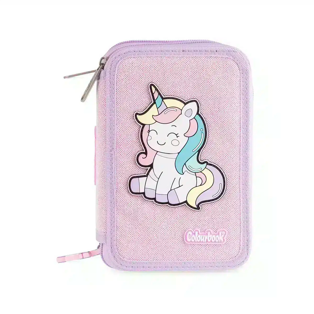 ASTUCCIO 3 ZIP COLOURBOOK UNICORN
