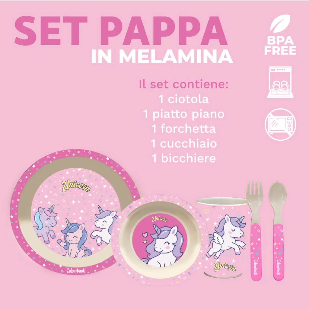 Set pappa Unicorn completo – BPA free