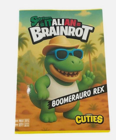 quaderno brainrot boomerauro rex