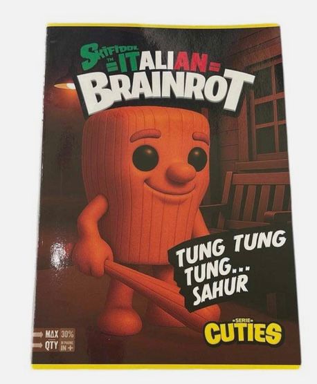 quaderno brainrot tung tung sahur