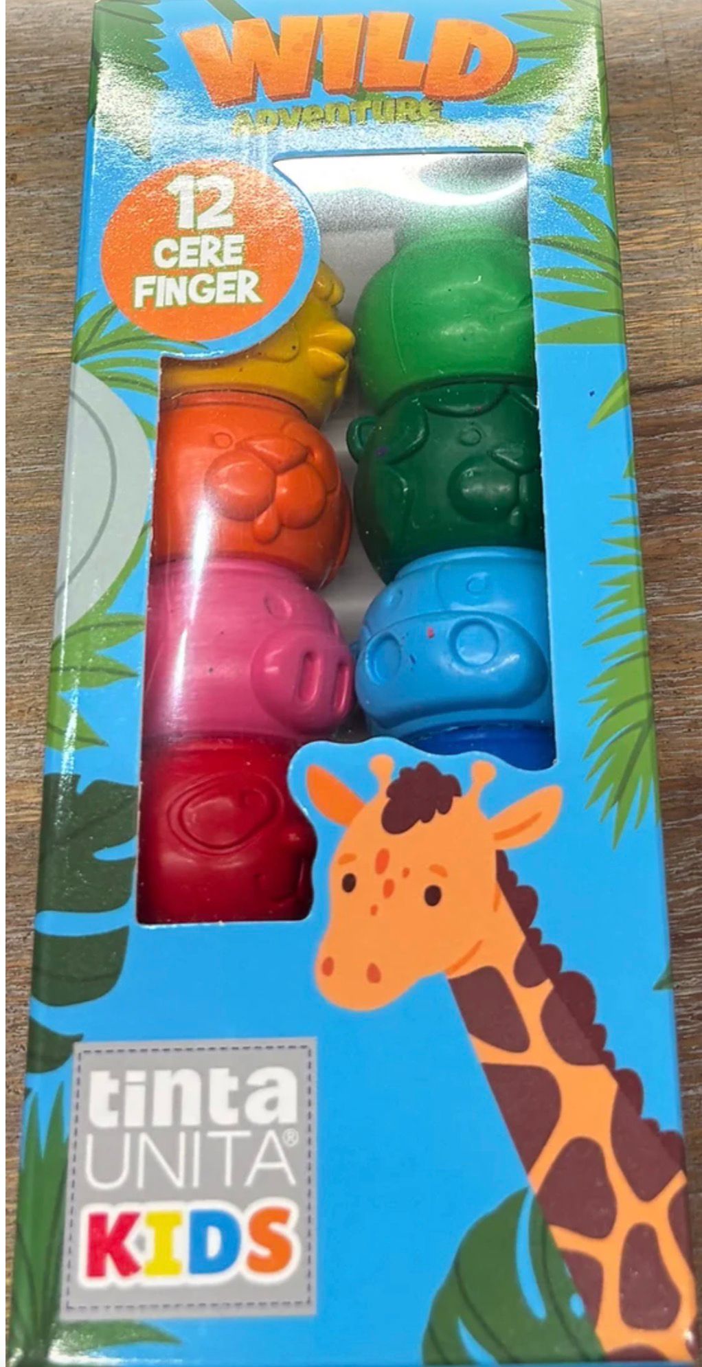 SET CERA 12 COLORI KIDS WILD