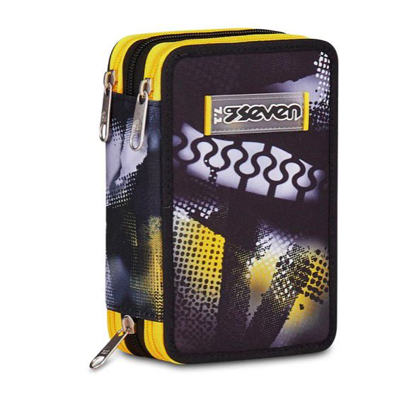 astuccio 3 zip seven golden paint