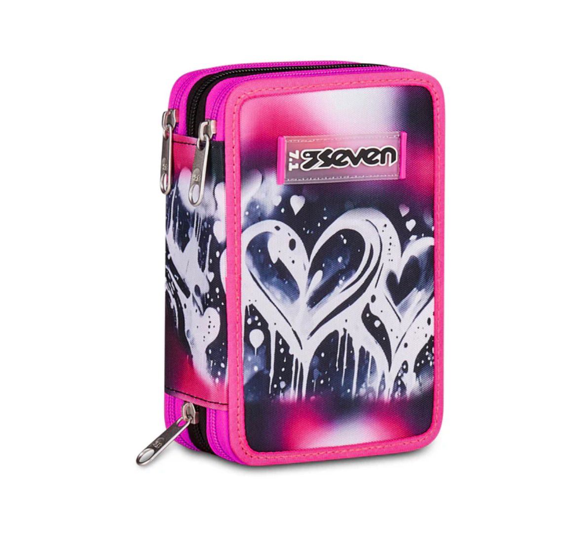 astuccio 3 zip seven plumpy line girl