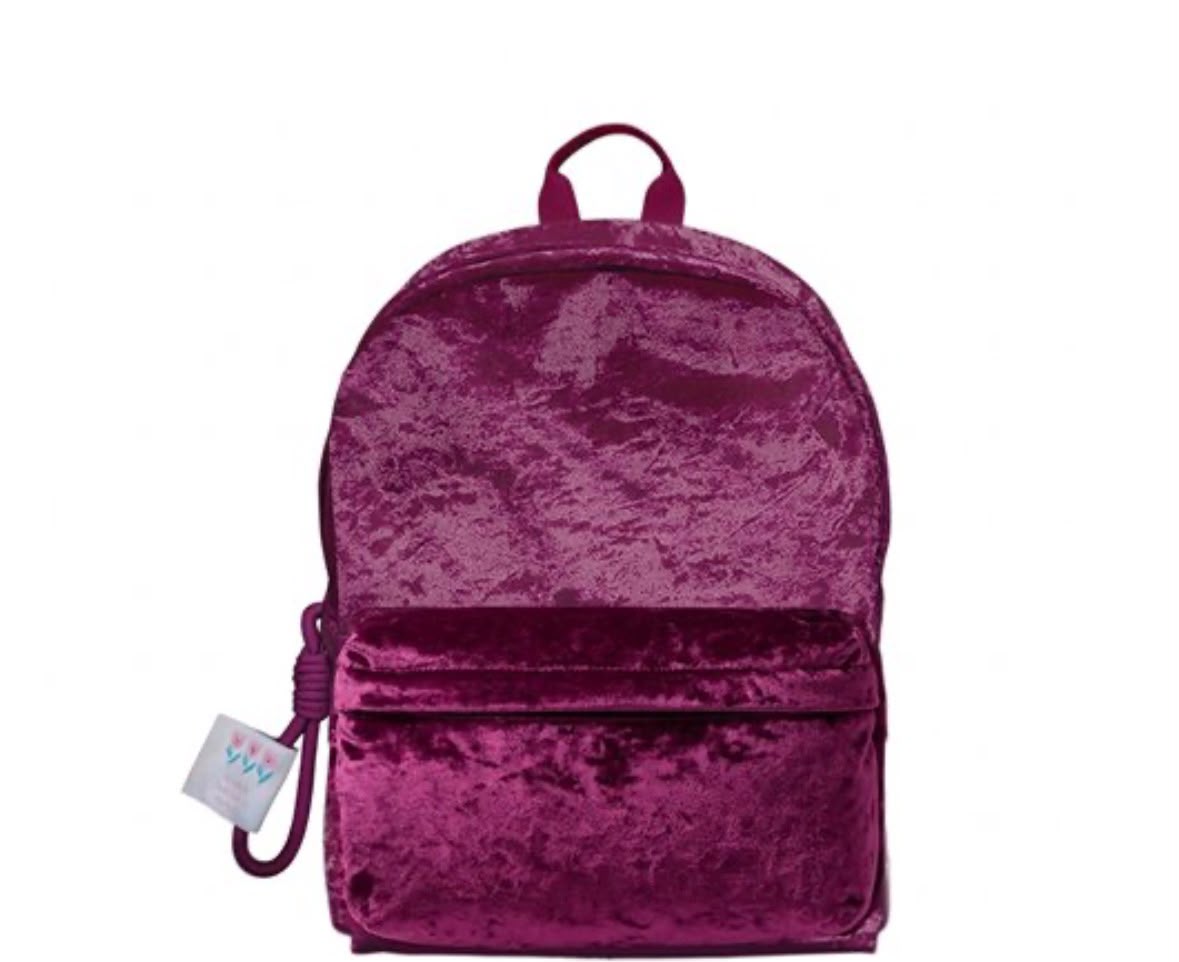 zaino olli crushed burgundy