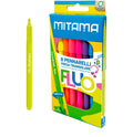Pennarelli Extra Fluo Mitama Punta maxi  Superlavabili