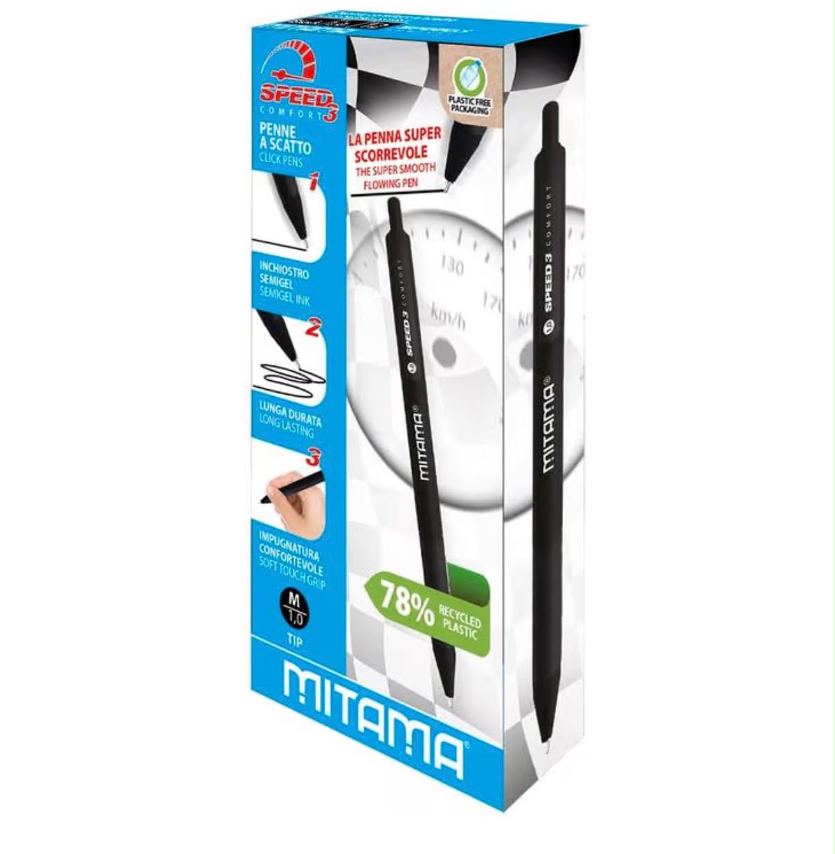 Mitama PENNE SPEED Scatola da 12 pz