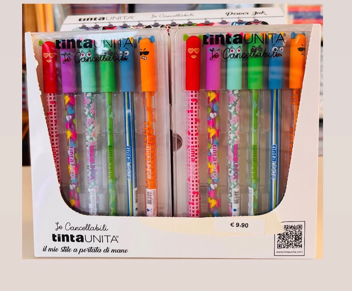 set penne tinta unita