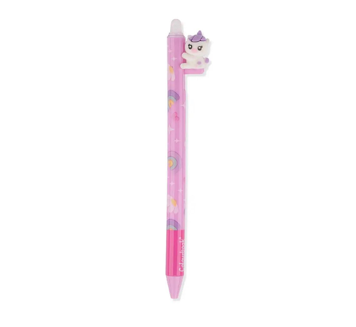 Penna gel cancellabile Unicorn COLOURBOOK