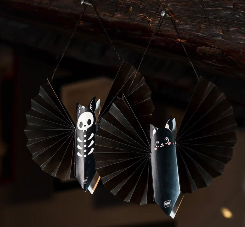 Set di 3 Decorazioni in Carta da Appendere - Bat Blitz LEGAMI HALLOWEEN