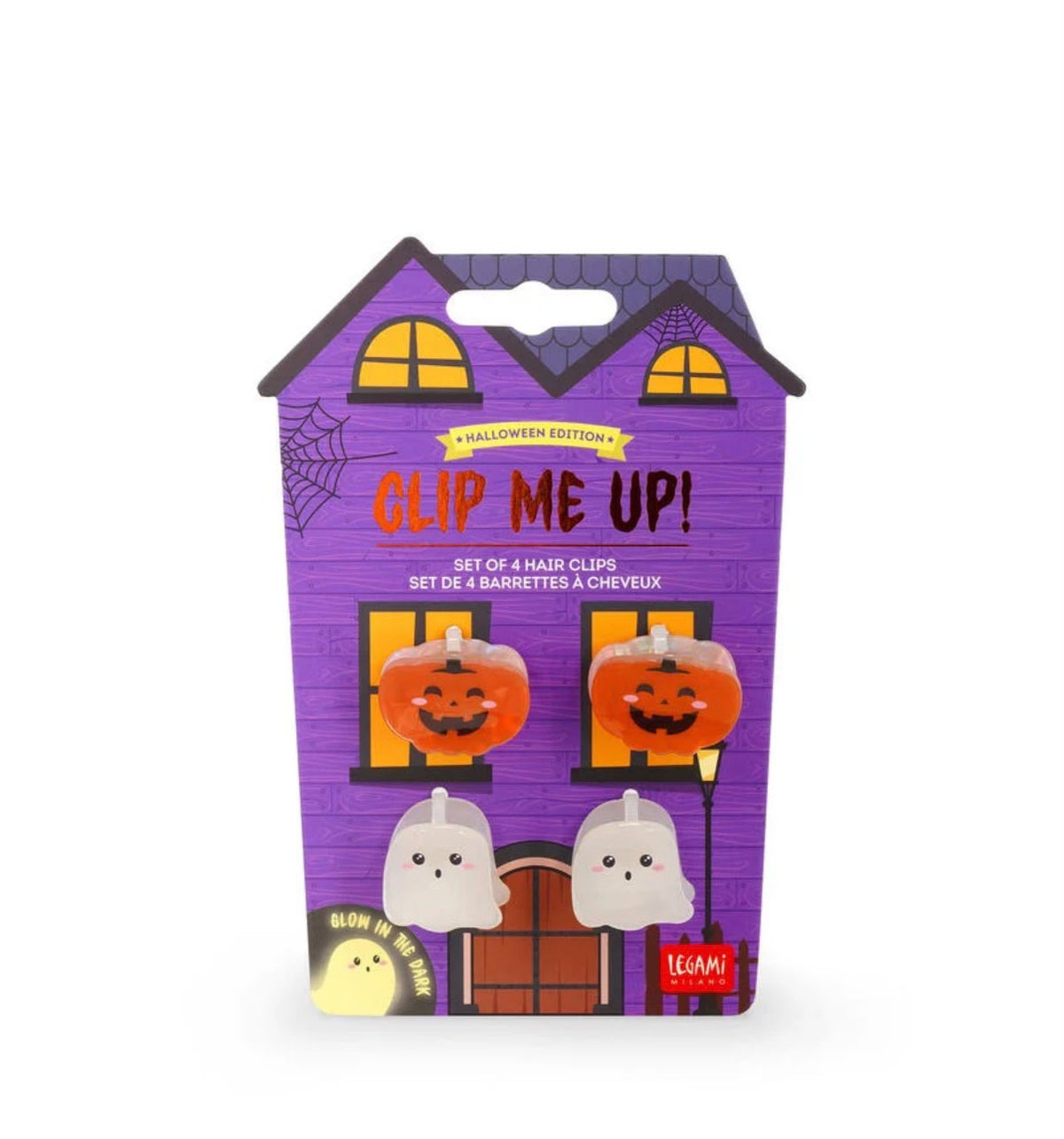 Set di 4 Mini Mollette per Capelli Halloween - Clip Me Up! LEGAMI