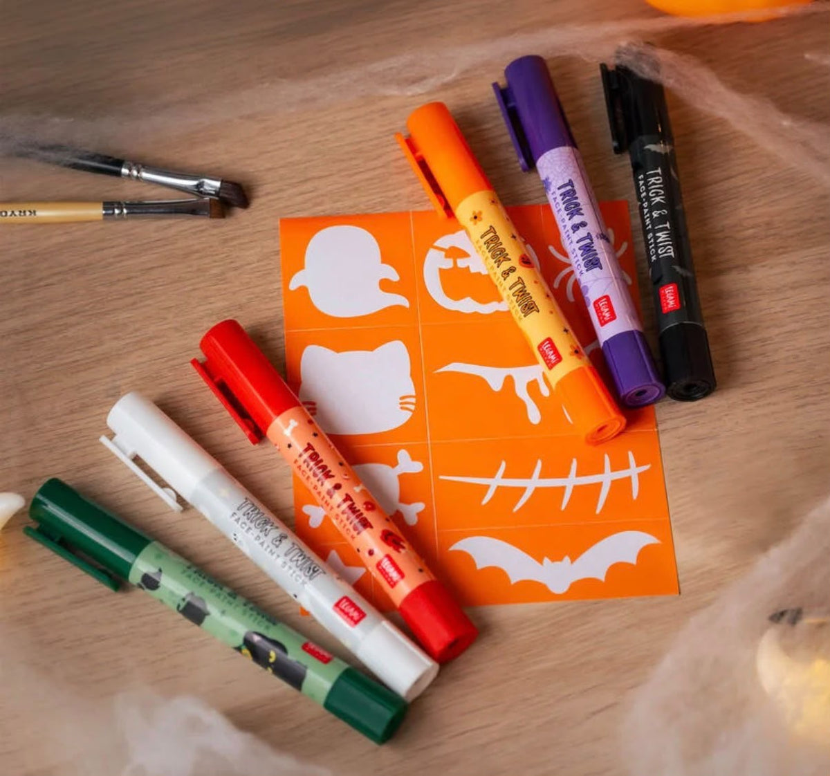 Set di 6 Trucchi Viso in Stick - Trick & Twist LEGAMI HALLOWEEN