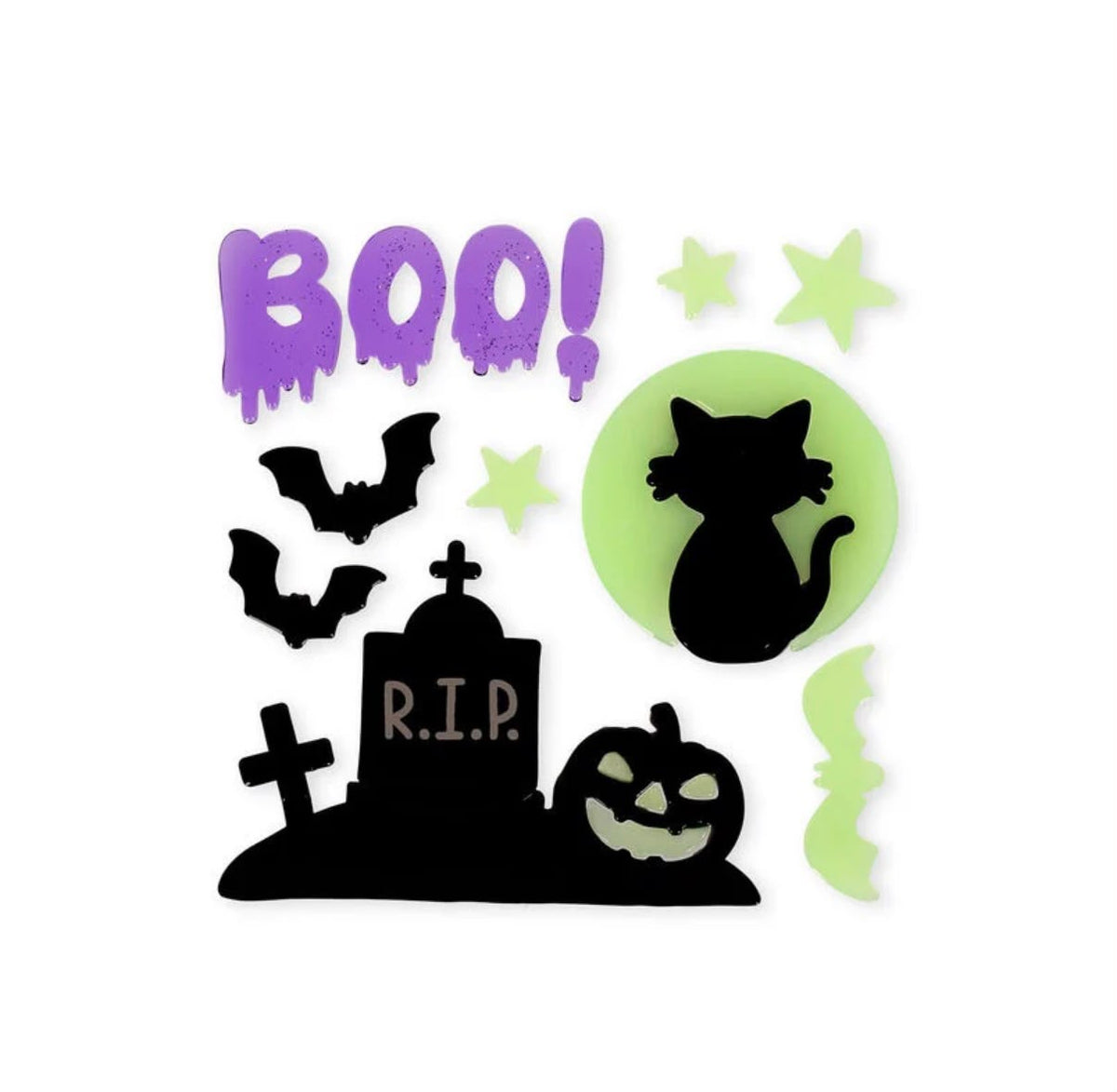 Set di Adesivi in Gel per Finestra - Windo-Glow LEGAMI HALLOWEEN