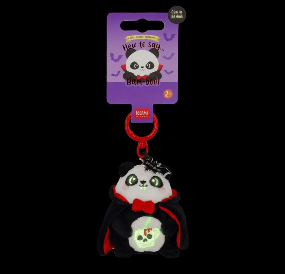Portachiavi di Peluche Panda "Bam-Boo!" Halloween - Tiny Super Soft! LEGAMI