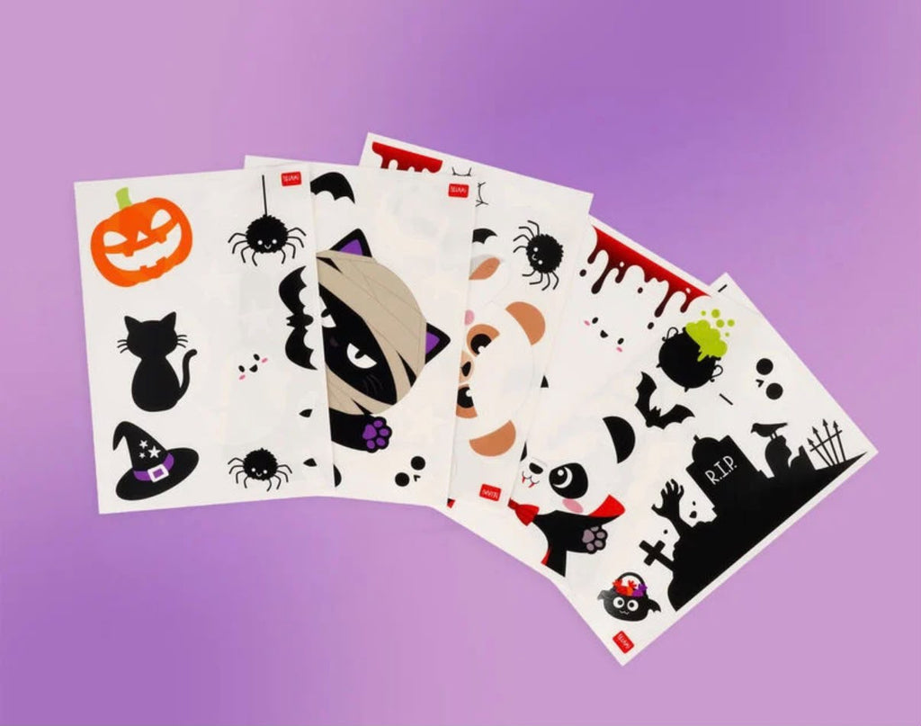 Set di 40 Adesivi Elettrostatici per Finestra - Windo-Wow LEGAMI HALLOWEEN