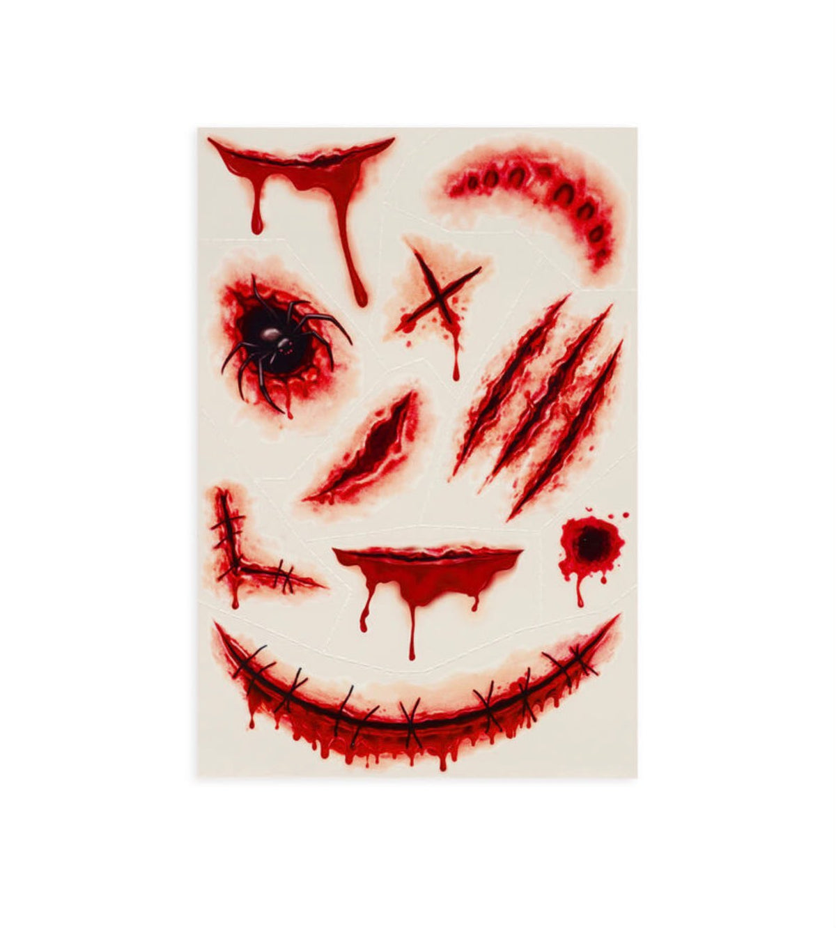 Tatuaggi Temporanei Viso e Corpo LEGAMI HALLOWEEN
