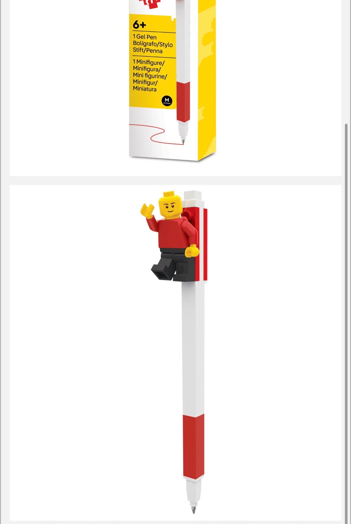 Penna gel con minifigure LEGO