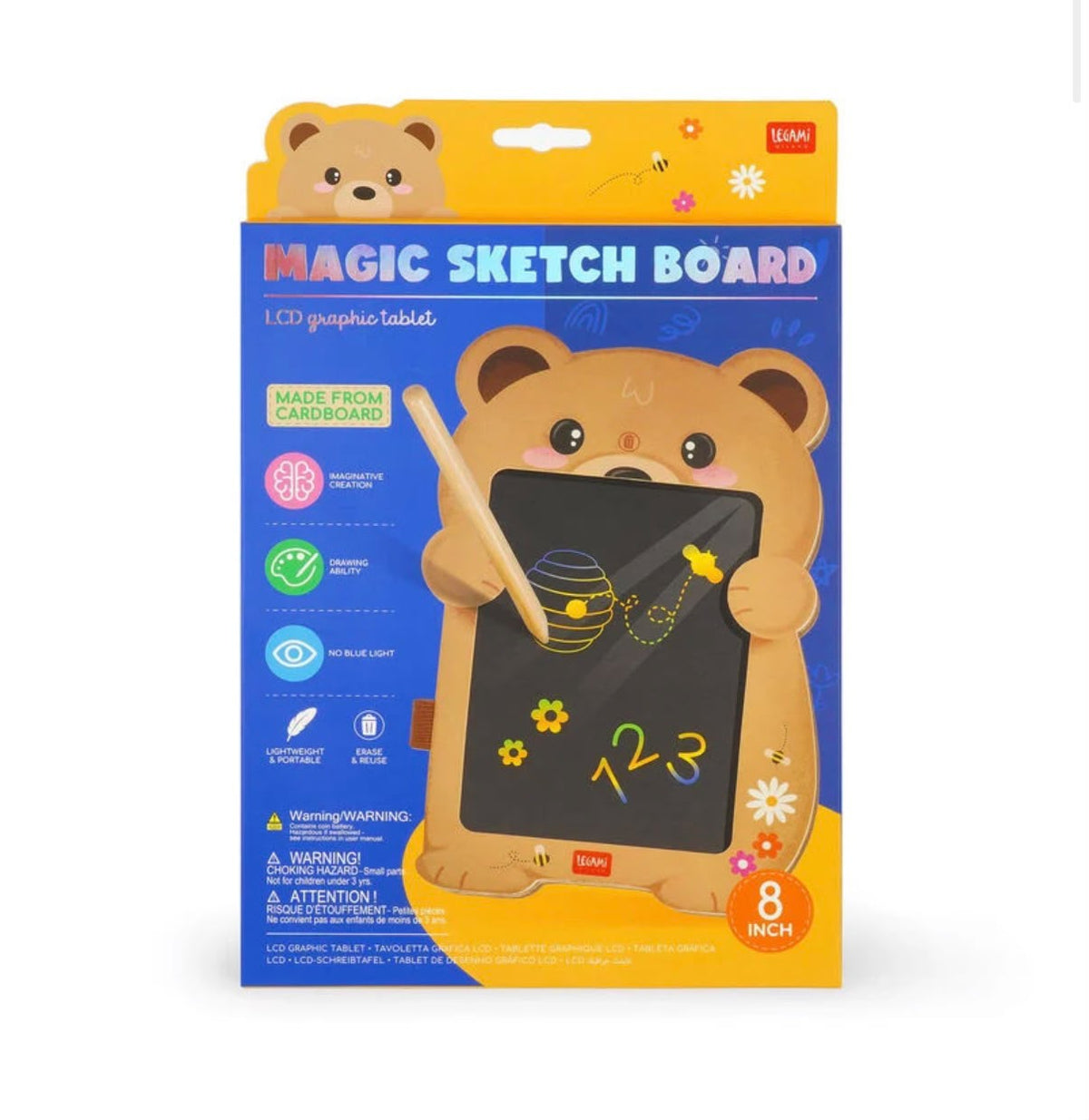 Lavagne Portatili in Cartone LEGAMI - Magic Sketch Board