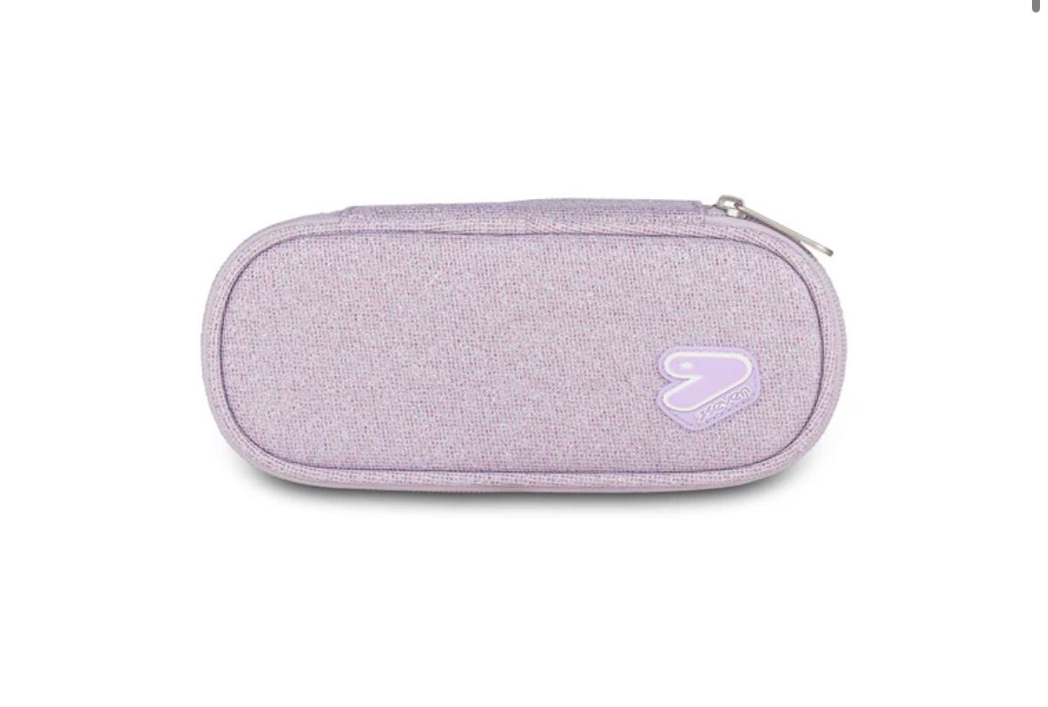 Pencil bag round plus seven shiny tech