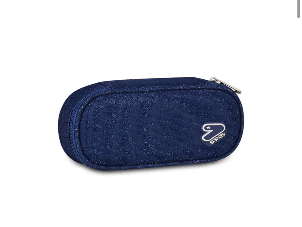 Pencil bag round plus seven shiny tech