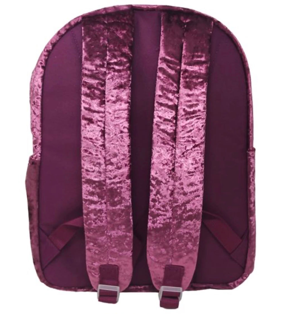 zaino olli crushed burgundy