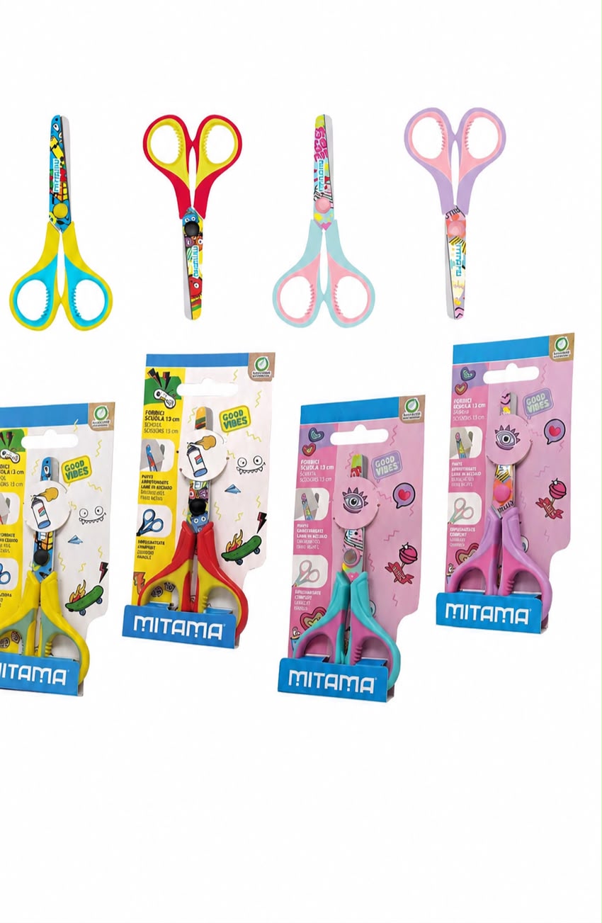 Mitama Forbice Junior, 13 cm, presa in gomma