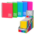 Miniquaderno One Color - A6 - forato - a quadretti - 80 fogli - 80 gr - spiralato - copertina PPL - Blasetti