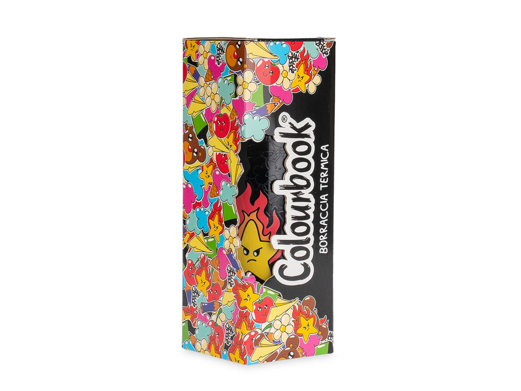 Borraccia Termica Gianpiero x Colourbook 550ml Inox