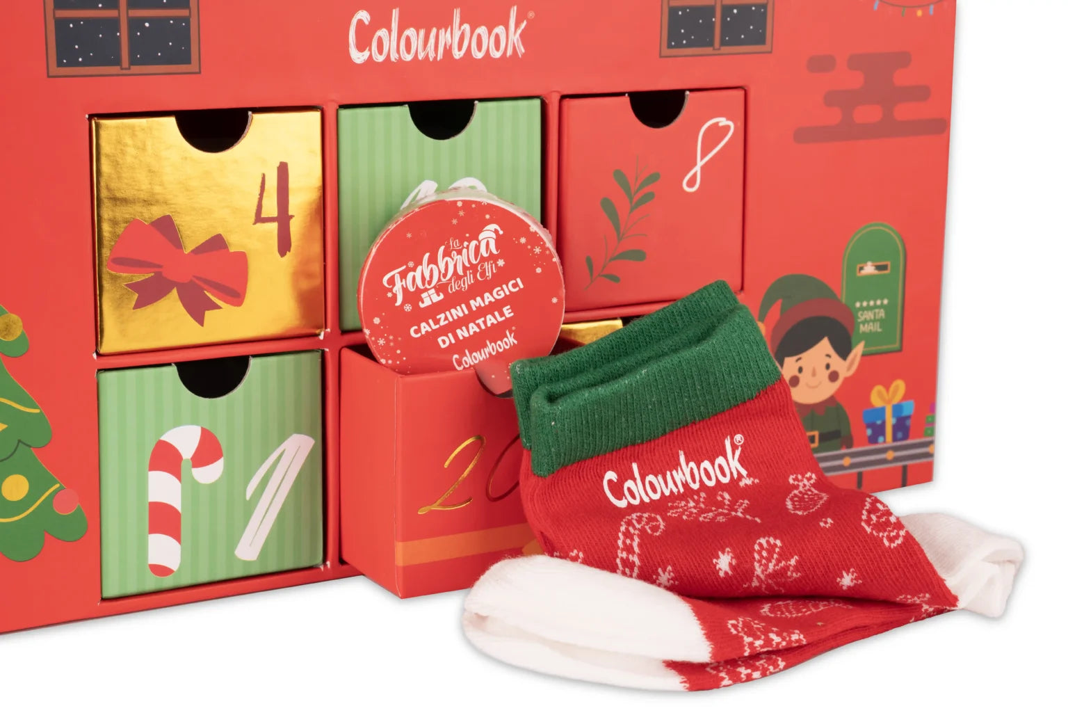 Calendario dell’Avvento 2025 La Fabbrica degli Elfi Colourbook