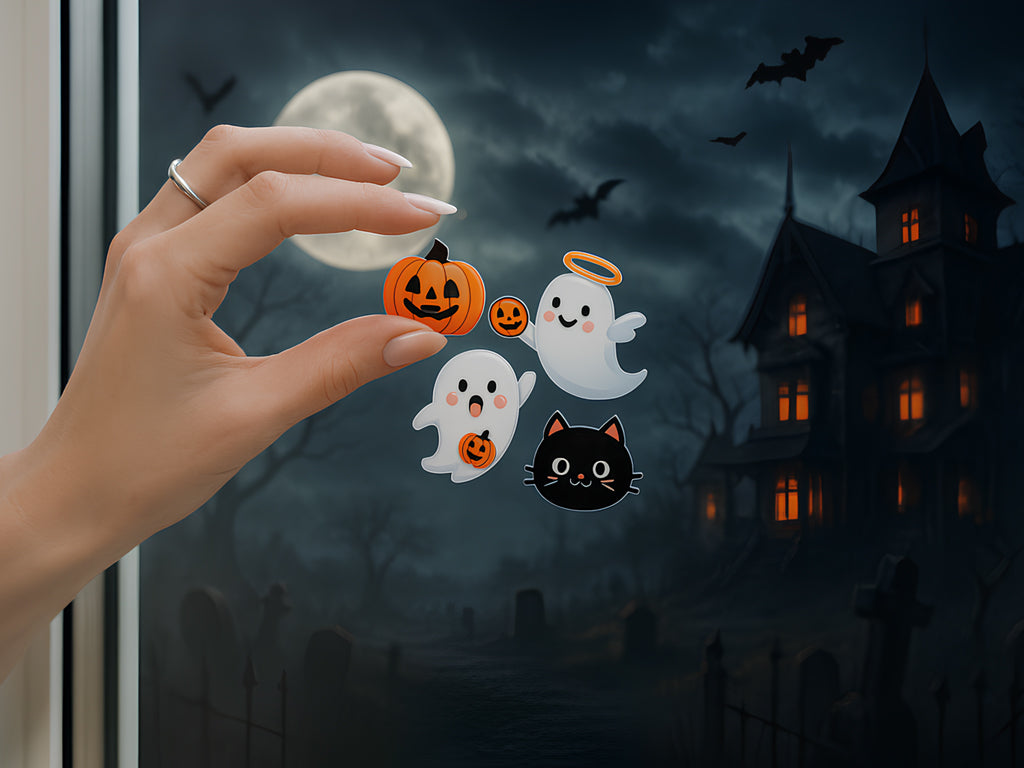 Set Stickers Halloween Fluorescenti – BY COLOURBOOK