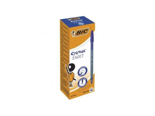 BIC Sfera Cristal Exact 0,7 20 pz. - Blu - ROSSO- NERO