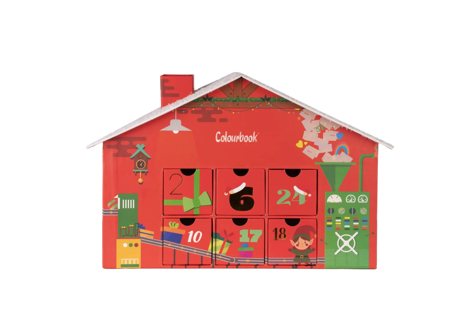 Calendario dell’Avvento 2025 La Fabbrica degli Elfi Colourbook