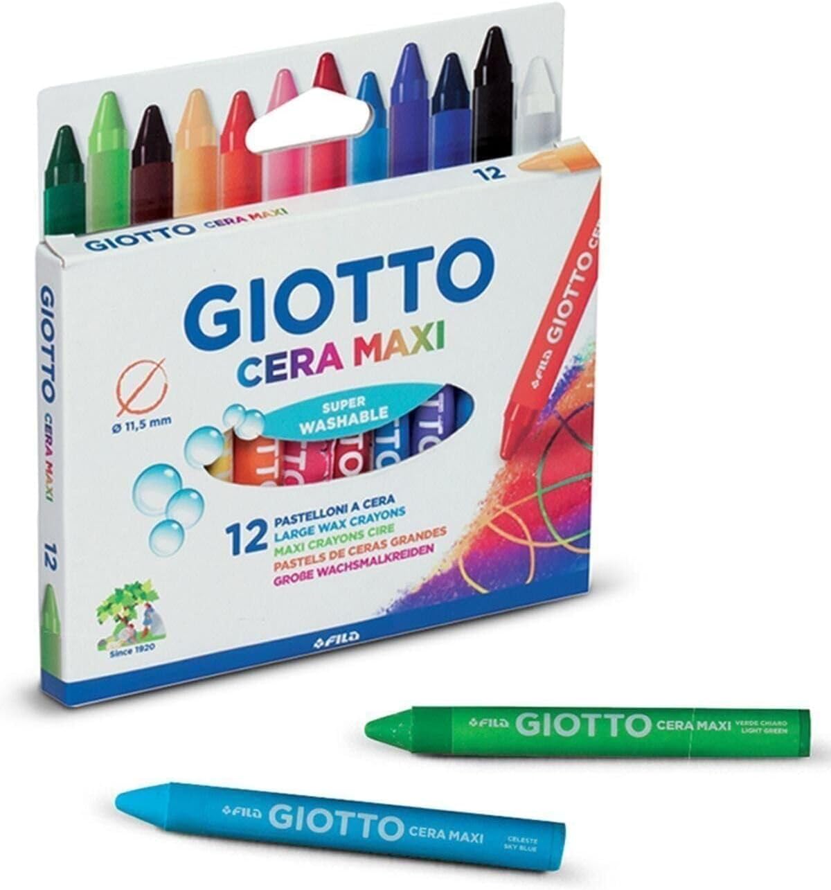 PASTELLI A CERA GIOTTO MAXI, DA 12 pz