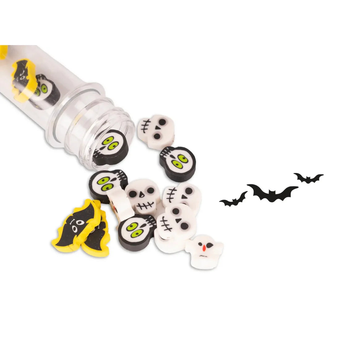 Set gomme per cancellare Halloween in provetta colourbook