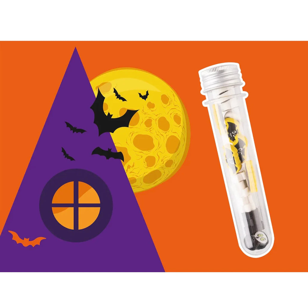 Set gomme per cancellare Halloween in provetta colourbook