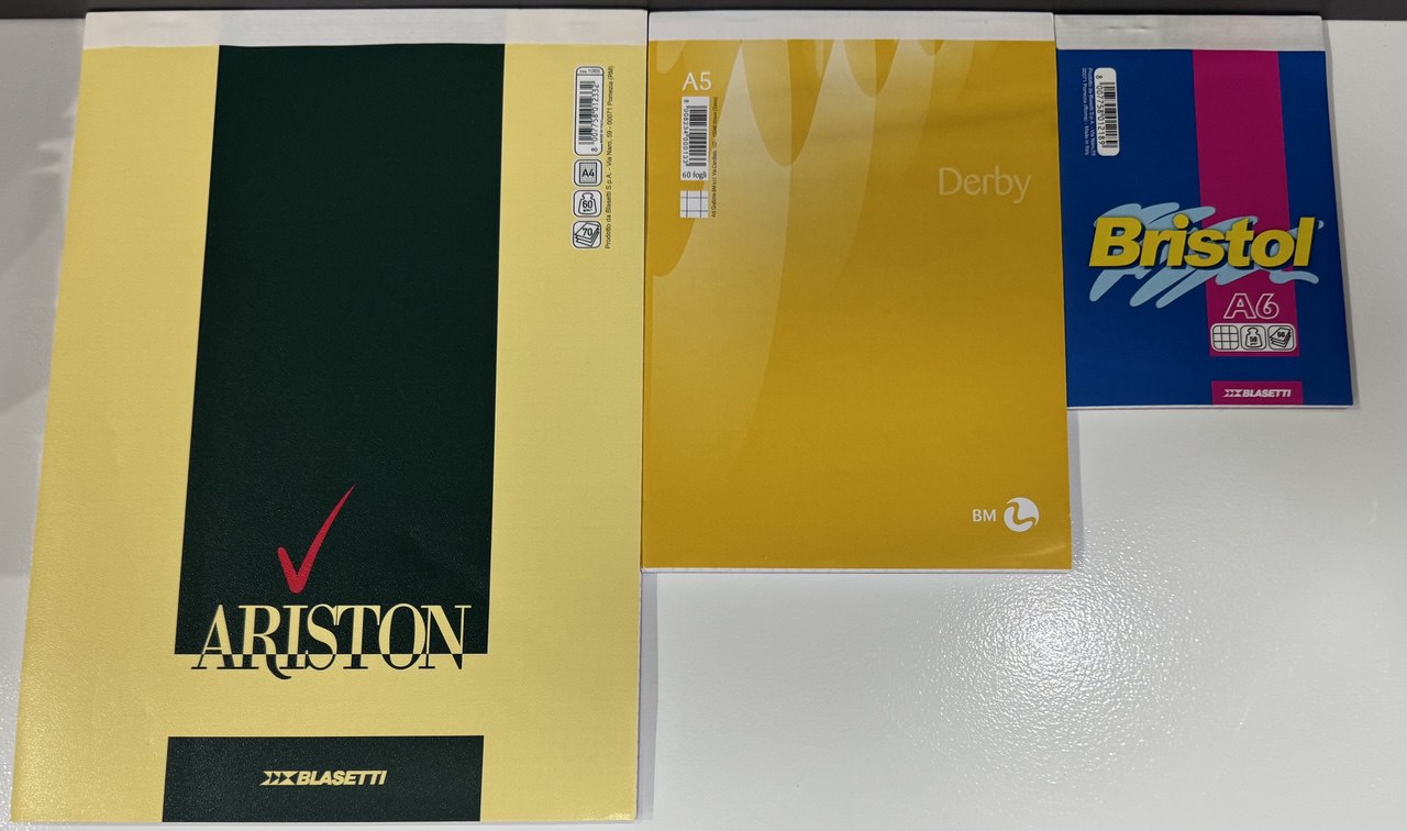 Blasetti Bristol E ARISTON  Blocco Note - Block Notes
