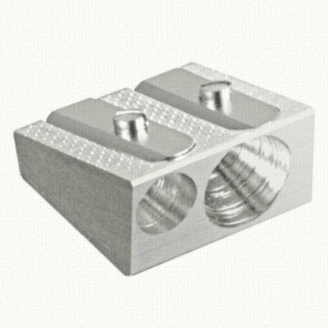 TEMPERINO METALLO 1 FORO 2 FORI