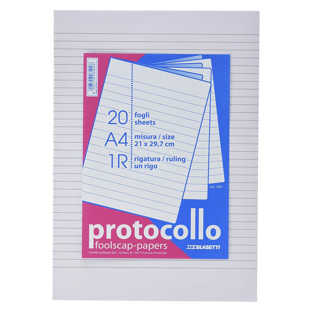 Fogli protocollo Blasetti