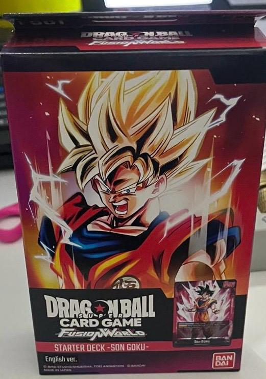box dragon ball super tcg fusion world starter deck FS01 ING